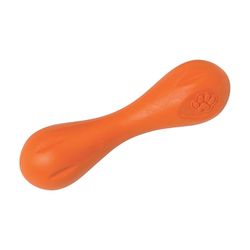 West Paw Zogoflex For Dog Orange Plastic Hurley Bone Chew Dog Toy Small 1 pk