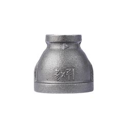 STZ Industries 1-1/2 in. FIP each X 3/4 in. D FIP each Black Malleable Iron Reducing Coupling