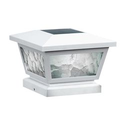 Classy Caps Solar Powered 0.5 W LED Post Cap Light 1 pk