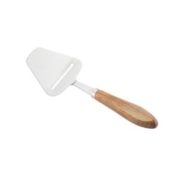 TWINE Rustic Farmhouse Brown/Silver Stainless Steel/Wood Cheese Plane