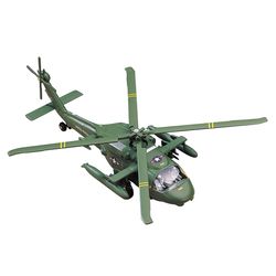Playmaker Toys Toy Helicopter Green 1 pc