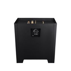Live Outdoor FireStorm Series II 18 in. W Steel Classic Square Propane Fire Pit