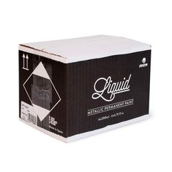 MTN Liquid Metallic Gold Alkyd-Base Metallic Paint Exterior and Interior 6.76 oz