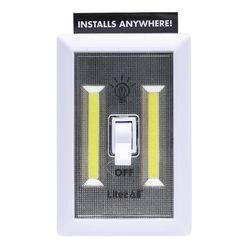 LitezAll Battery Cutoff LED Switch White 1 pk