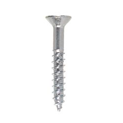 HILLMAN No. 12 Ga. X 1-1/2 in. L Phillips Zinc-Plated Coarse Wood Screws 100 pk