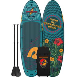 Retrospec Grateful Dead Weekender PVC Inflatable Grateful Dead Paddleboard 8 in. H X 42 in. W X 144