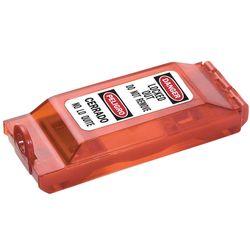 Master Lock Red 1 gang Polycarbonate Toggle Switch Guard 1 pk