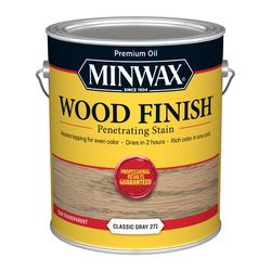 Minwax Wood Finish Semi-Transparent Classic Gray Oil-Based Penetrating Wood Stain 1 gal