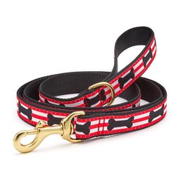 Up Country Multicolor Got Bones Nylon Dog Leash