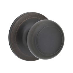 Kwikset Cove Knob Venetian Bronze Passage Lockset