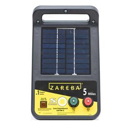 Zareba 6 V Solar-Powered Fence Energizer 5 mi. Black