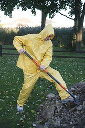 Boulder Creek Yellow Vinyl Rain Suit Large 20 mil