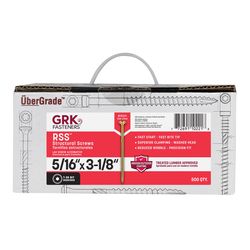 GRK Fasteners 5/16 in. in. X 3-1/8 in. L Star Hex Head W-Cut Structural Screws
