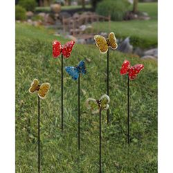 Marshall Home and Garden Assorted Ceramic 21 in. H X 4.5 in. W Outdoor Garden Stake