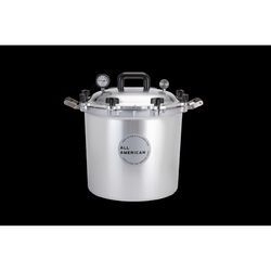 All American 1930 Cast Aluminum Pressure Canner 41.5 qt Silver