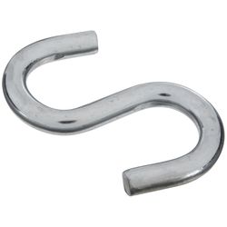National Hardware Large Zinc-Plated Silver Steel 3-1/2 in. L Heavy Open S-Hook 180 lb 1 pk