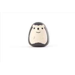 Kikkerland Brown/Cream Plastic Toothbrush Holder