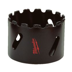 Milwaukee 1-1/4 in. Tungsten Carbide Grit 1.8 in. L X 1/4 in. D Hole Saw