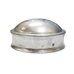 Spring Creek Products 2.62 in. H X 5.93 in. W X 4.5 ft. L 14 Ga. Galvanized Silver Steel Post Cap