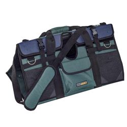 Bon 12 in. W X 23.5 in. H Nylon Tote Bag 9 pocket Black/Blue 1 pc