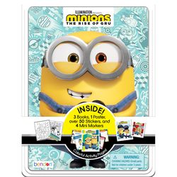Bendon Minions-The Rise of Gru Coloring and Activity Tin Multicolored 10 pc