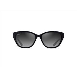 Maui Jim Punono Sunglasses Unisex Shiny Black Frame Neutral Grey Lens Polarized