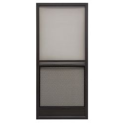 Precision 79-3/4 in. H X 31-1/4 in. W Capri Bronze Steel Screen Door
