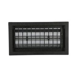 Air Vent 9.5 in. H X 17.5 in. W Black Plastic Manual Foundation Vent
