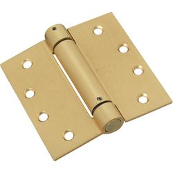 National Hardware 4 in. L Brass Spring Hinge 1 pk