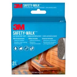 3M Safety-Walk Gray Anti-Slip Tape 4 in. W X 60 ft. L 1 pk