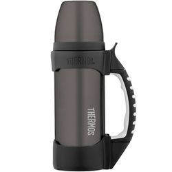 Thermos Rock Work 1 qt Black/Gray BPA Free Twist Top/Serving Cup Beverage Bottle
