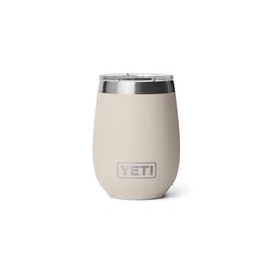 YETI Rambler 10 oz Cape Taupe BPA Free Ceramic Lined Wine Tumbler with MagSlider Lid