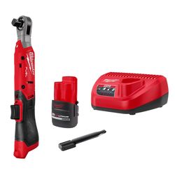 Milwaukee tool 12V 1/2 in. Brushless Cordless Ratchet Kit (Battery & Charger)
