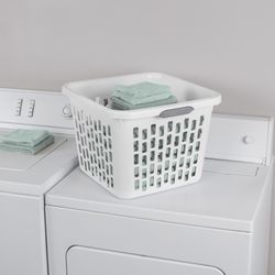 Sterilite White Plastic Laundry Basket