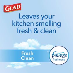 Glad ForceFlex Plus 20 gal Fresh Trash Bags Drawstring 30 pk