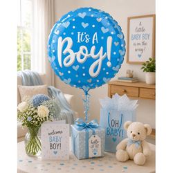 Anagram Balloons Its a Boy Foil Balloon 1 pk