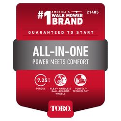 Toro 21485CA 22 in. 163 cc Gas Self-Propelled Lawn Mower