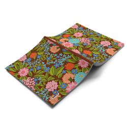 Denik 5 in. W X 8 in. L Multicolored Lush Blooms Notebook