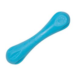 West Paw Zogoflex For Dog Blue Plastic Hurley Bone Chew Dog Toy Large 1 pk