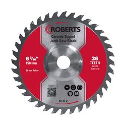 Roberts 6-3/16 in. D X 20 mm Carbide Tipped Saw Blade 36 teeth 1 pk