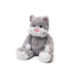 Warmies Cat Stuffed Animals Gray