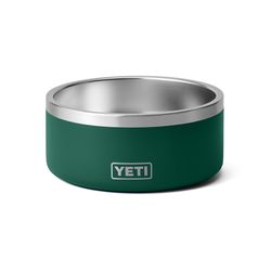 YETI Boomer Black Forest Green Stainless Steel 8 cups Pet Bowl For Dogs