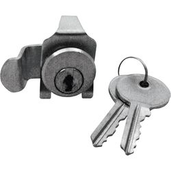 Prime-Line Brushed Nickel Steel Counter Clockwise Mailbox Lock For Auth Electric 2