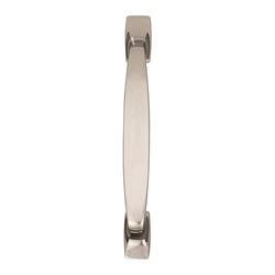 Amerock Highland Ridge Collection Transitional Arch Cabinet Pull 3-3/4 in. Polished Nickel Silver 1