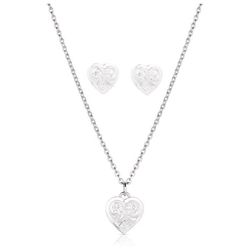 Montana Silversmiths Women's Single Heart Heart Silver Jewelry Sets