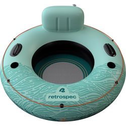 Retrospec Mainstay PVC Inflatable Seafoam Tide Floating Tube