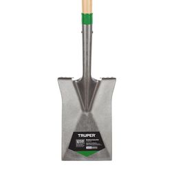 Truper Tru-Tough 41 in. Steel Square Garden Spade Wood Handle