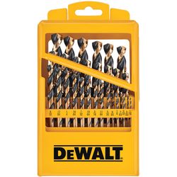 DeWalt Assorted Black Oxide Drill Bit Set Straight Shank 29 pc