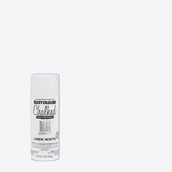 Rust-Oleum Chalked Matte Linen White Chalky Finish Paint 12 oz