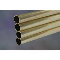 K&S 17/32 in. D X 36 in. L Round Brass Tube 3 pk